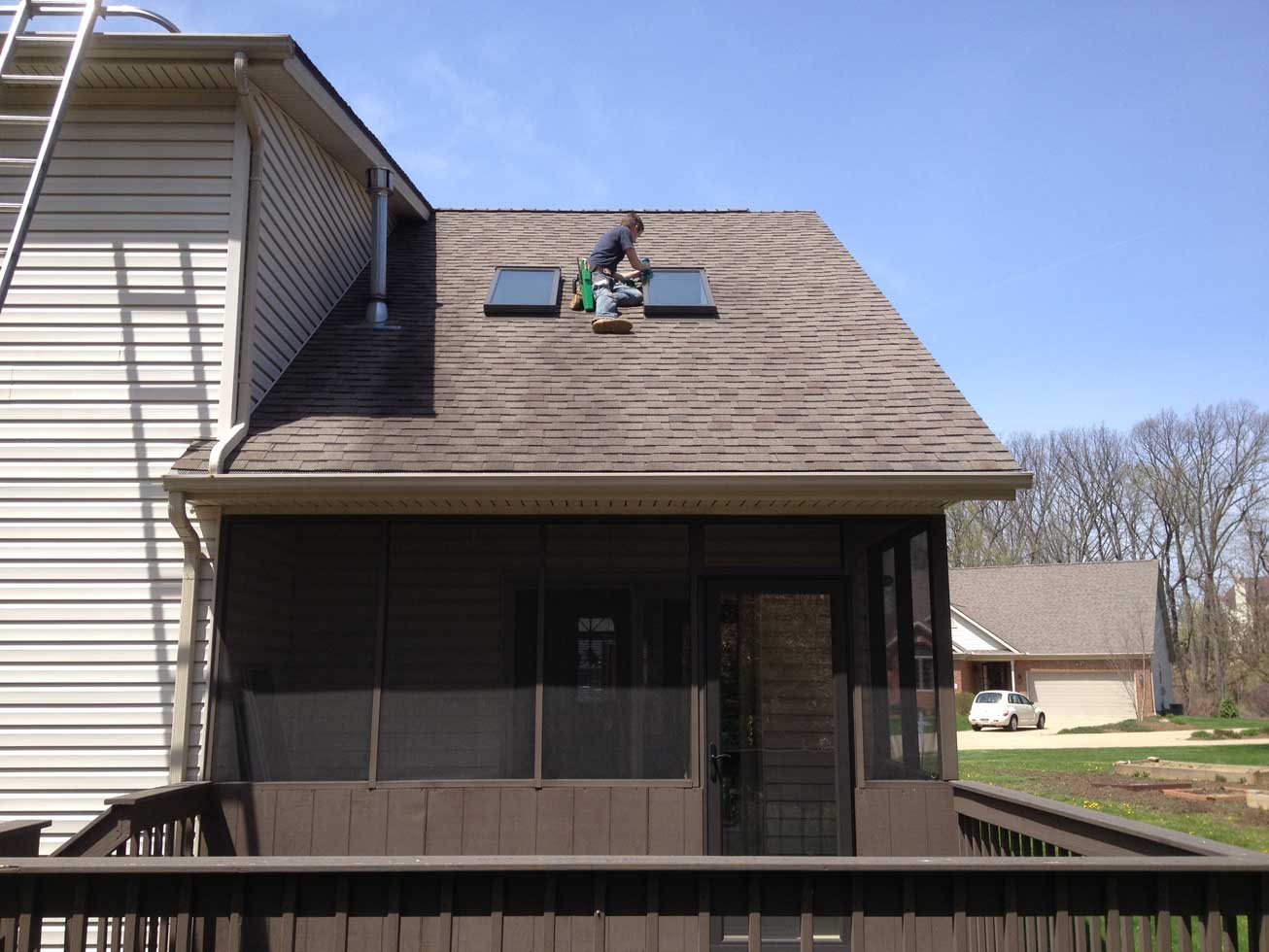 Skylight Window Cleaning
