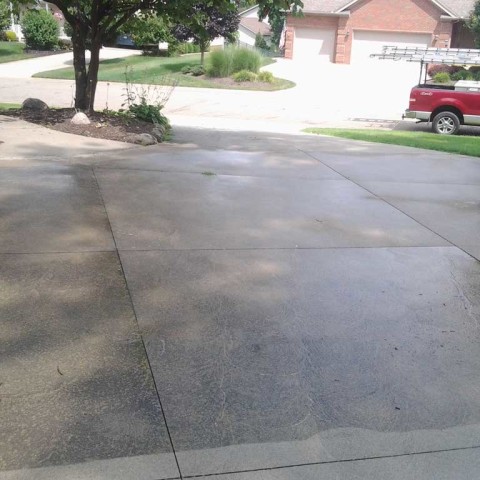 Driveway Cleaning Before 2